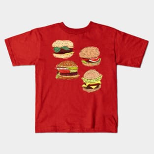 Burger-Enormous Kids T-Shirt